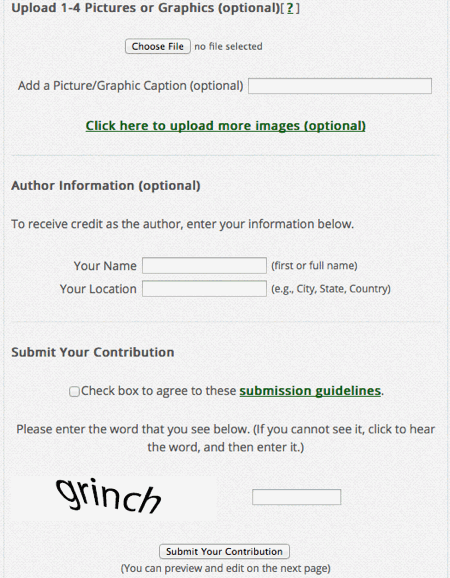 screenshot of invitation form with CAPTCHA graphic