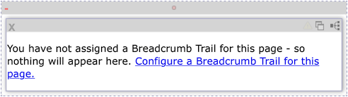 'No breadcrumb trail' warning