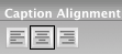 Image Block caption alignment tool