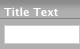 Image Block title text tool
