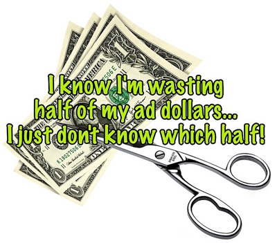 wasting ad dollars