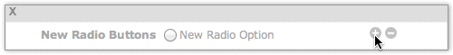 Form Radio Buttons field