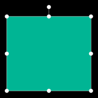 Element resized equally width and height