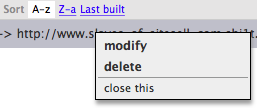 Modify or Delete